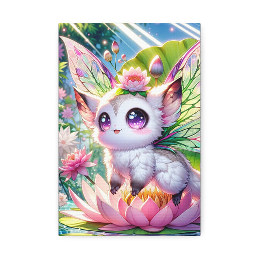 Canvas - Lotus Whiskers: The Enchanted Garden Sprite