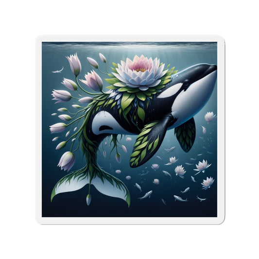 Magnet - Floral Cetacean Harmony
