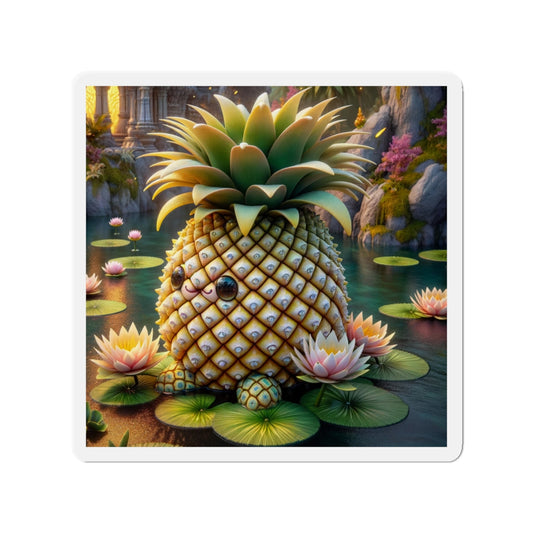 Magnet - Enchanted Pineapple: The Keeper of the Lotus Pond