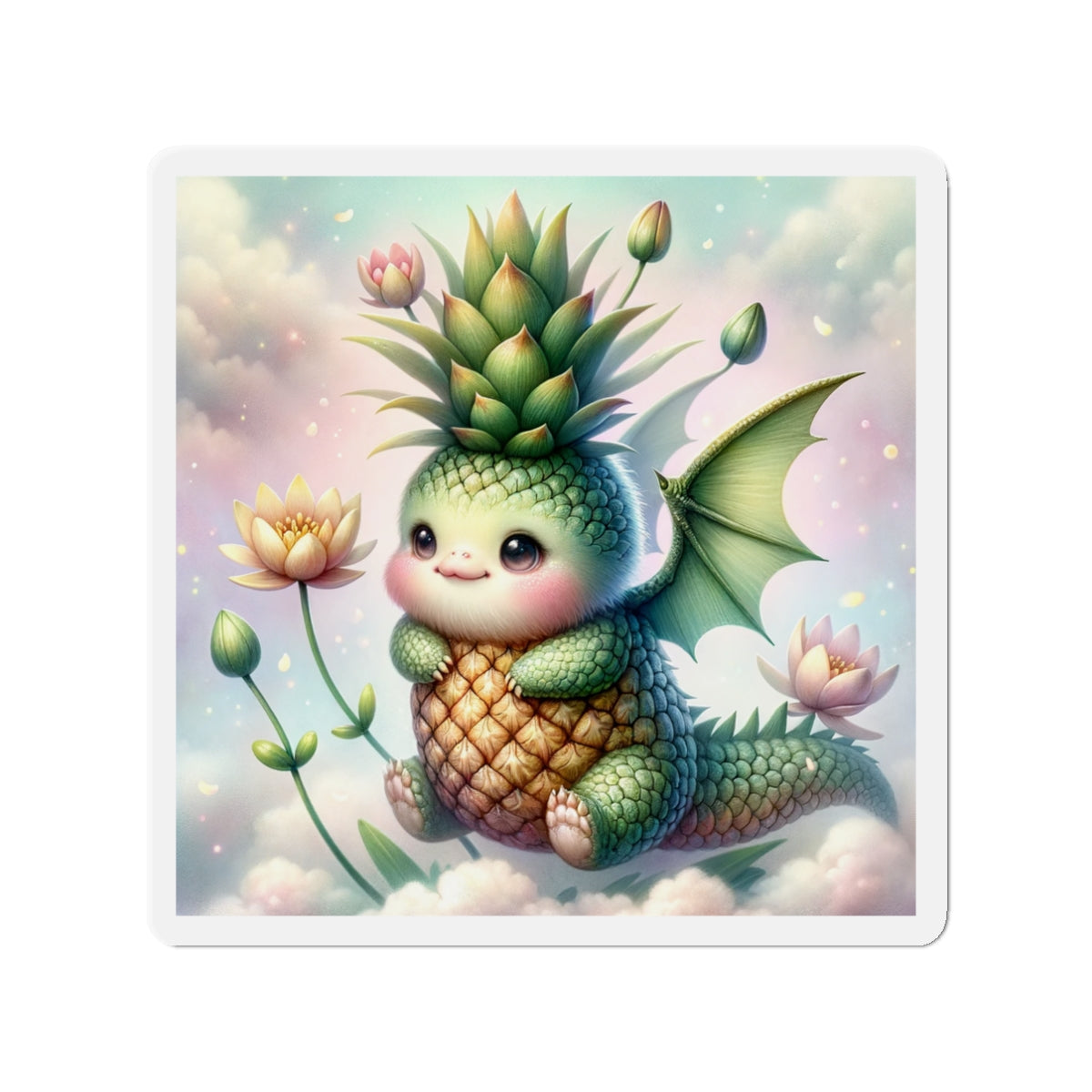 Magnet - Serene Scales and Petal Wings: The Pineapple Dragonling