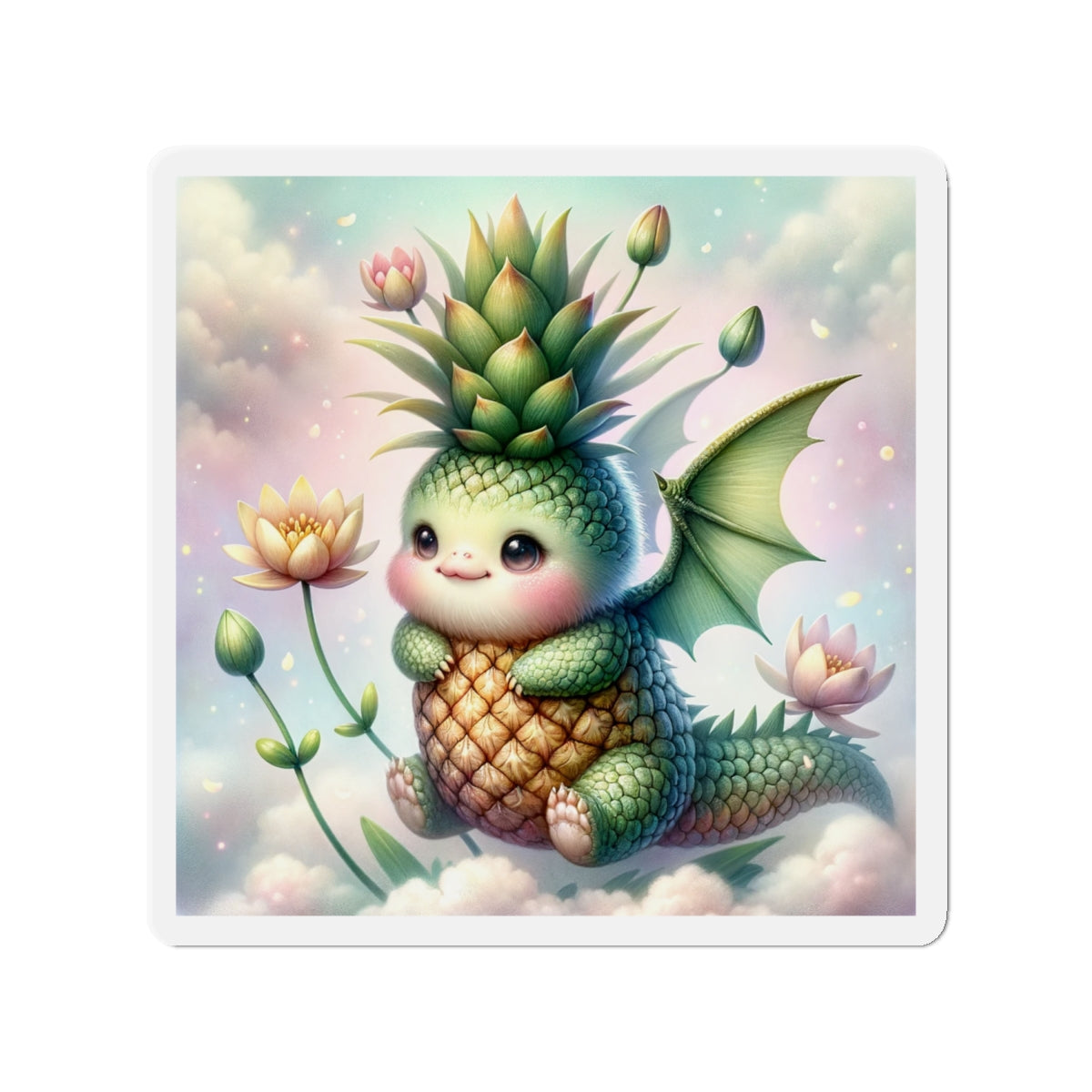 Magnet - Serene Scales and Petal Wings: The Pineapple Dragonling