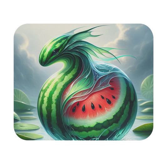 Mouse Pad - Watermelon Serpent: Guardian of the Glistening Ponds